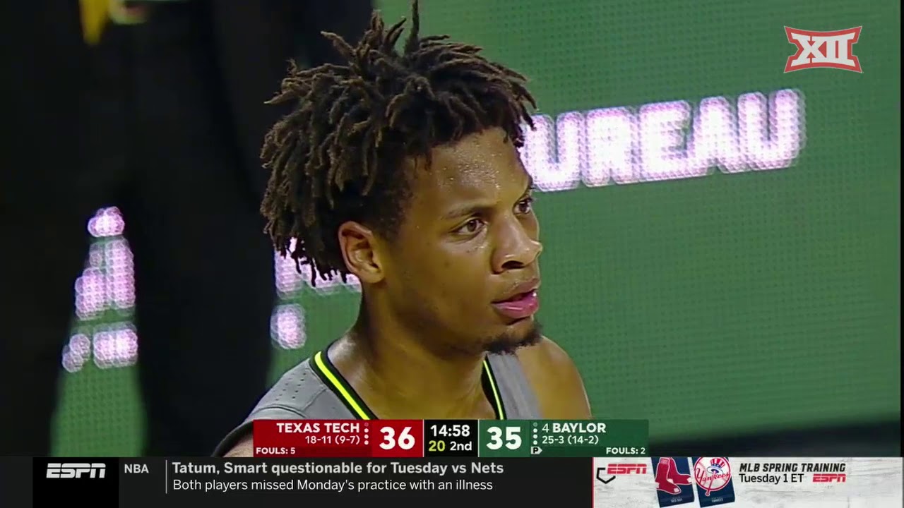 Texas Tech at Baylor Men's Basketball Highlights