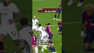 TOP 5 LAMINE YAMAL GOALS OF ALL TIME🥶🥶#youtubeshorts #yamal #football