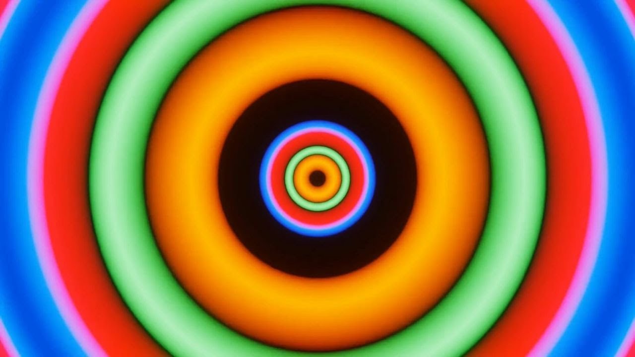 Colors Disco Circles Colorful Neon Party Screen 1 Hour