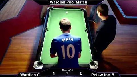 Wardles Pool; Wardles C v Pelaw Inn B (Best of 9)