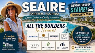 Full Drive Through Seaire Community in Parrish Florida Lagoon Lifestyle