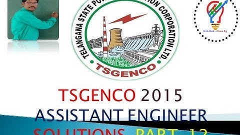 TSGENCO 2015 AE ELECTRICAL QUESTION PAPER WITH EXPLAINED ANSWERS P-12