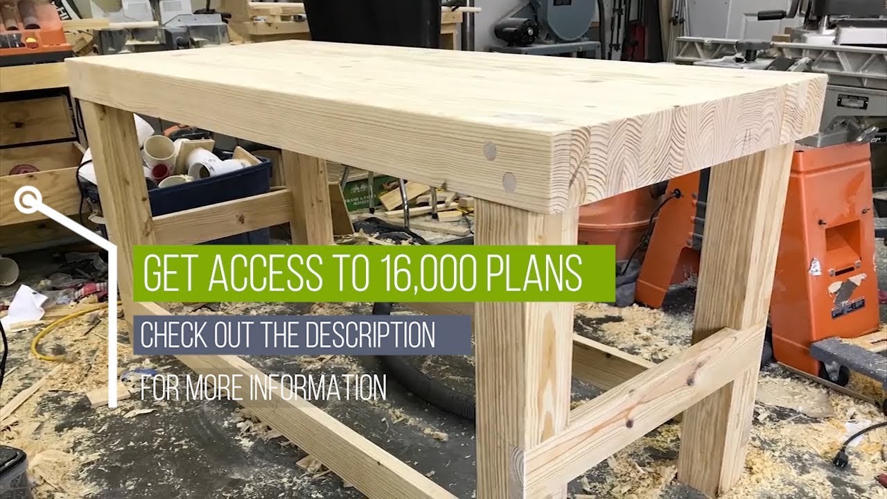 workbench plans - how to build workbench - youtube