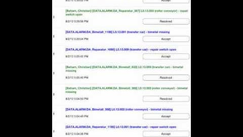 Iphone and Ipad Screenshots of Mobile Maintenance & Scada System
