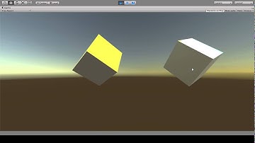 Rotating Cubes on Unity3D