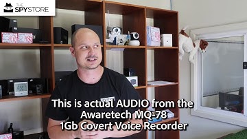 How does it sound - Spy Pen Voice Recorder - Awaretech MQ78 - Test Footage