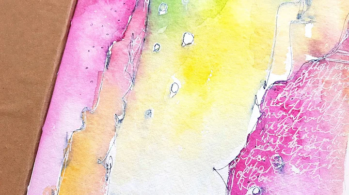 Art Journaling #12- Jane Davenport Watercolors in Dina Wakely Media Journal