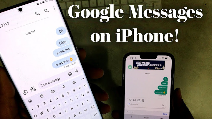 How to transfer google messages to iphone