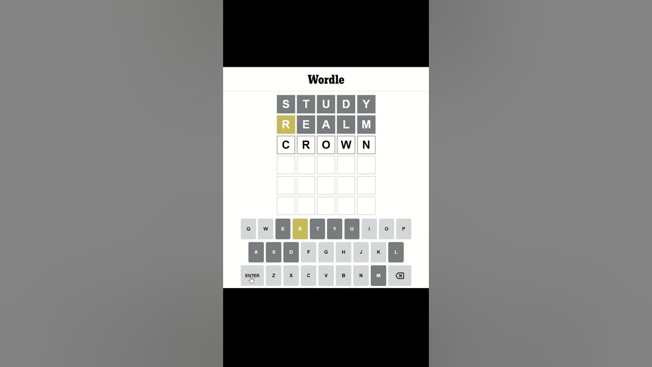 New York Times Wordle Solved For Jan 16th 2023 YouTube