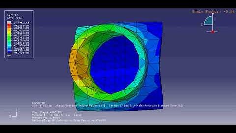 FINITE ELEMENT ANALYSIS. ABAQUS, 4" TEE