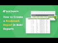 How to Create a Bookmark Report | Bold Reports
