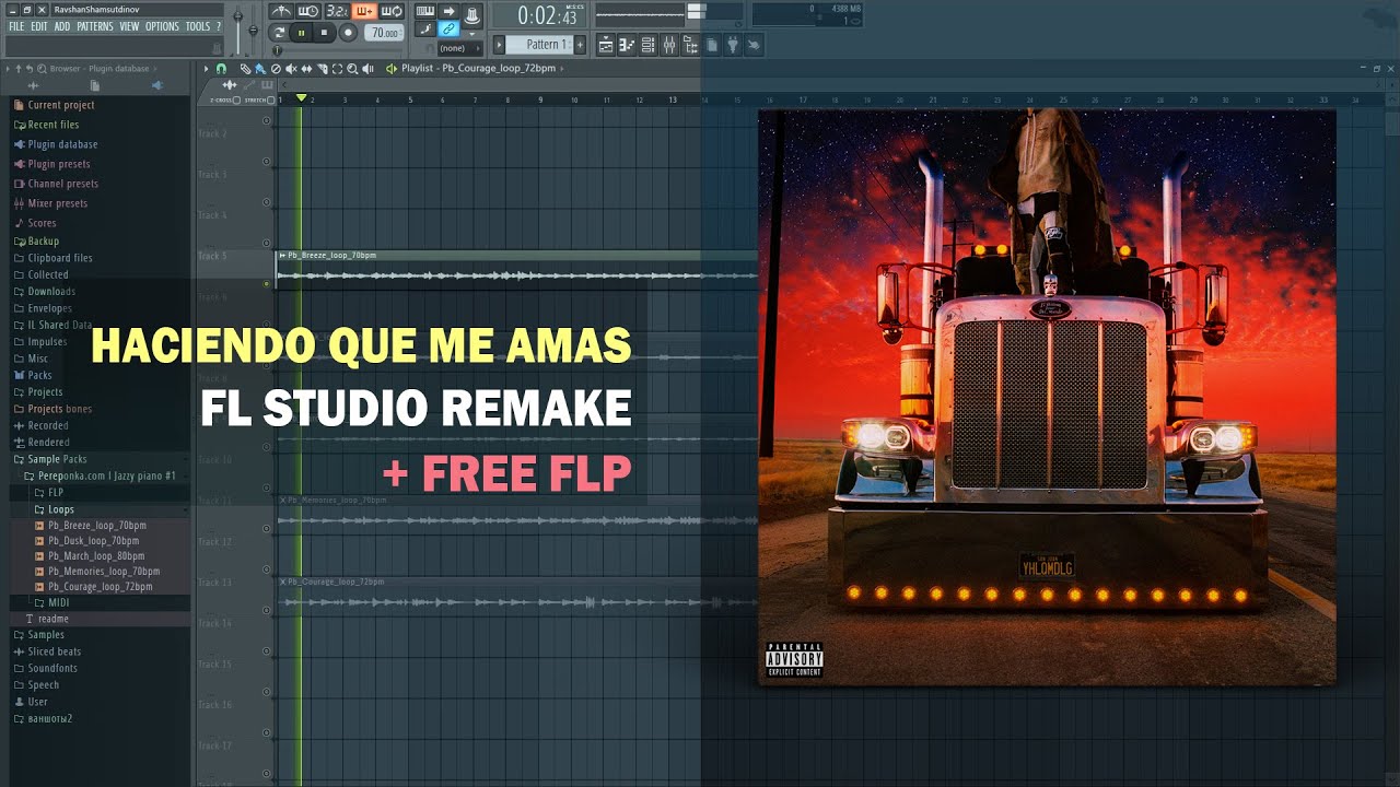 Bad Bunny - Haciendo Que Me Amas (FL Studio Remake + Free FLP) 2020