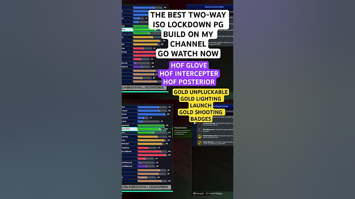 The BEST TWO-WAY ISO LOCKDOWN GUARD BUILD IN NBA 2K25