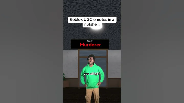Roblox UGC emotes in a nutshell