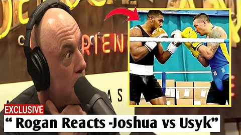 Joe Rogan Reacts to Joshua Sparring Usyk Before Jake Paul Fight!