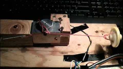 Step Response of a Twisted String Actuator