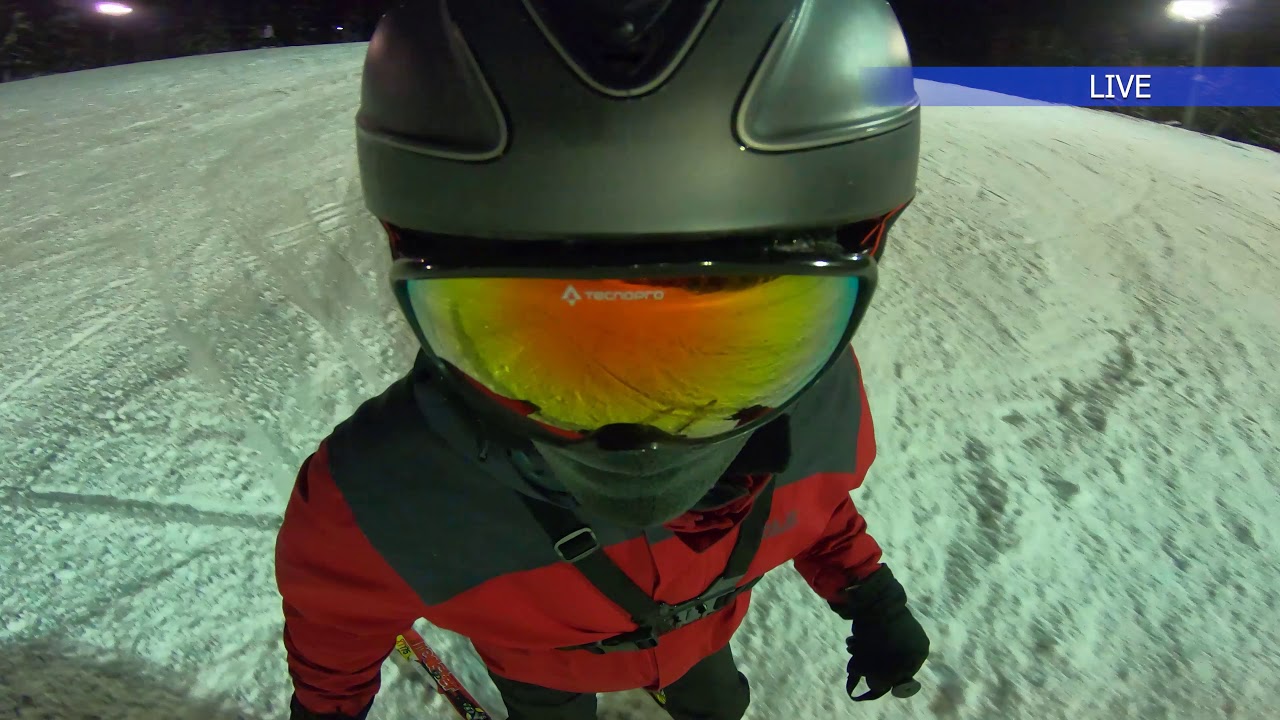 Bjelašnica Night Alpine Skiing January 2021 GoPro Hero 7 Black 4K(Ultra HD)