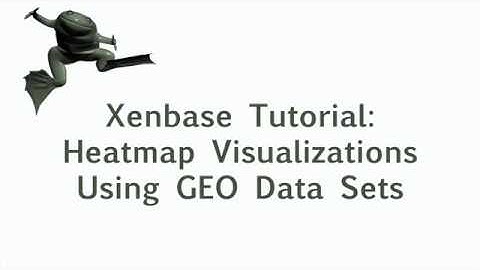 Xenbase tutorial: heat map visualizations using GEO data sets