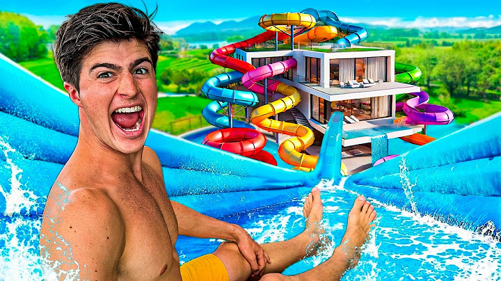 CONSTRUÍ UM PARQUE AQUÁTICO NA MINHA CASA!