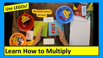 Learn How to Multiply Using LEGOs & Making Arrays #mathgames #multiplication #legogames