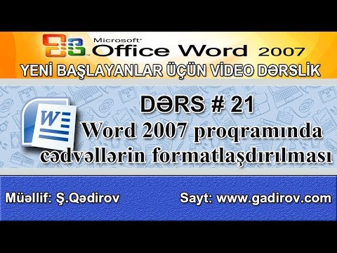 Video: Yaddaşın Formatlaşdırılması