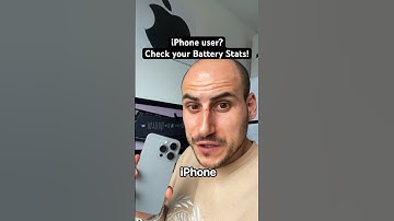How to Find iPhone Battery Stats 🪫📲