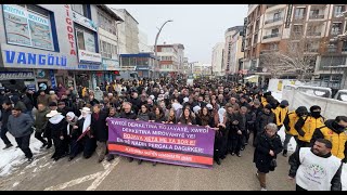 Rojava Için Yürüyüş Vanda Binler Sokağa Çıktı
