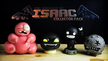 THE BINDING OF ISAAC COLLECTOR PACK #1 | DIY Cold Porcelain / Polymer Clay / Porcelana Fría Tutorial