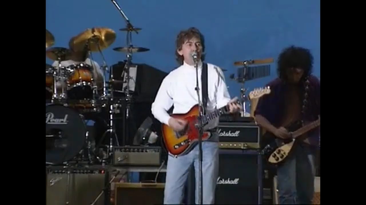 George Harrison - Taxman (Rehearsal at Shepperton Studios, April 5, 1992, MTV footage)