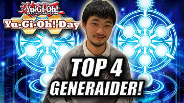 TOP 4 GENERAIDER DECK PROFILE 2019! FT. HANKO CHOW (Yu-Gi-Oh! Day)