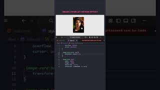 Image Overlay Hover Effect | HTML CSS #shortvideo #coding #viralvideo #shorts #short