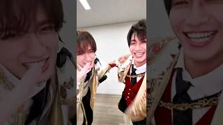 振り入れ前のやわしゅんフィーバータイム