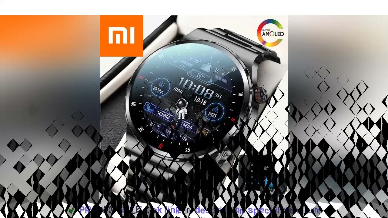 Xiaomi NFC Bluetooth Call Smart Watch Men Full Screen Sports Bracelet Waterproof ECG Health Monitor