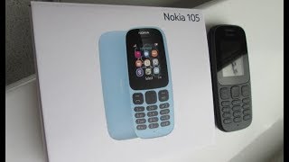 New Nokia 105 2017 Mobile Phone Cell Phone Review, Latest Nokia 2017, Games, Snake, Microsoft.