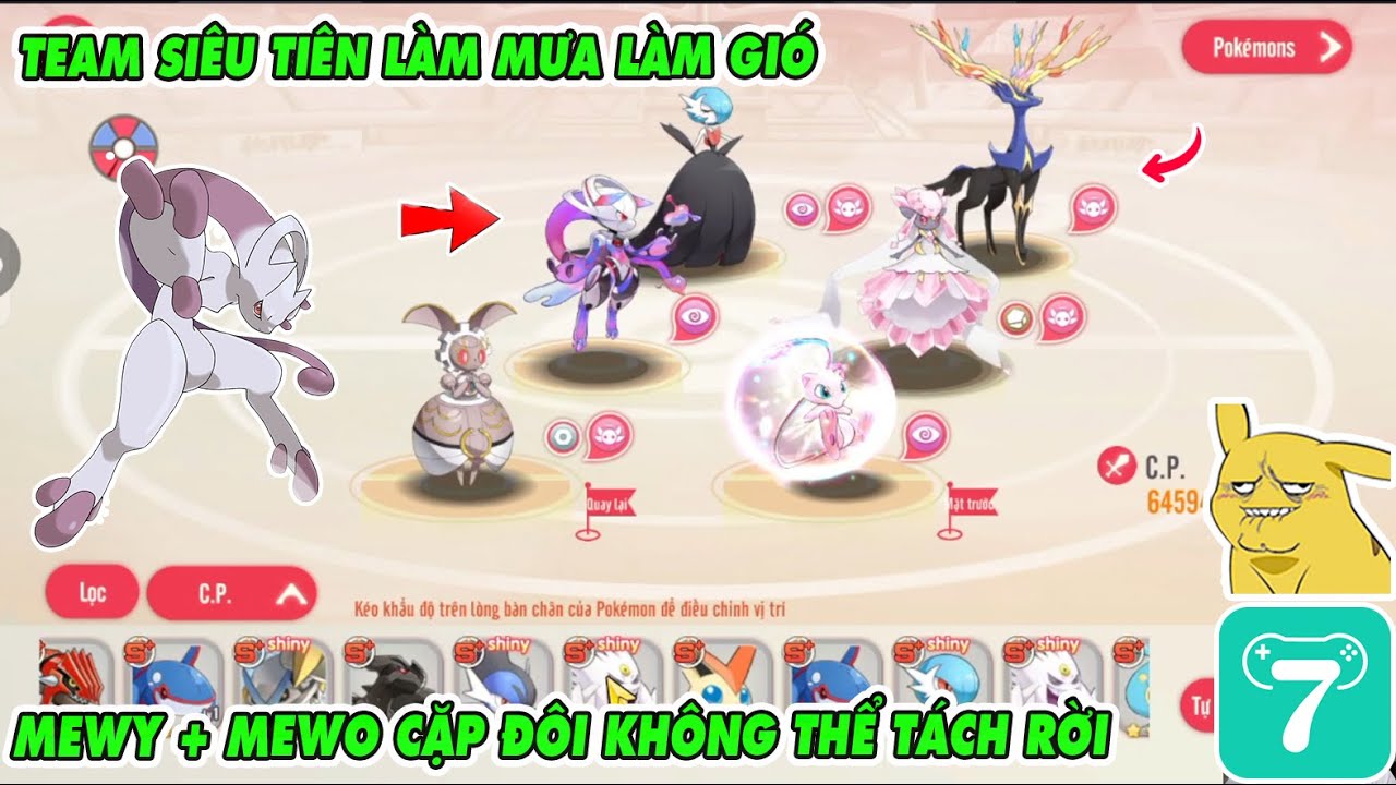THẦN THÚ ĐẠI CHIẾN PRIVATE : TIẾN HÓA MEWTWOY - TEAM SIÊU TIÊN LÀM MƯA LÀM GIÓ QUÁ MẠNH