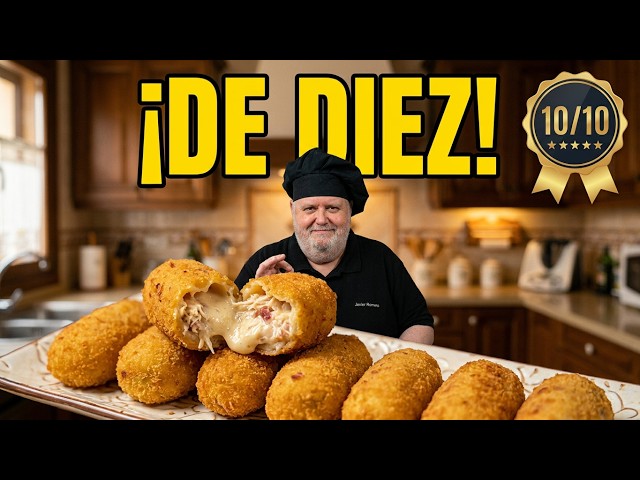 ¡El secreto de la bechamel perfecta! Croquetas de gallina extra cremosas