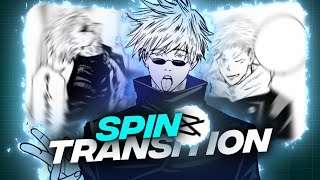 Spin Shakes that will make your Manga Edits 10x better! | Spin Transition Tutorial | Capcut