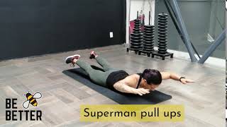 Superman pull ups