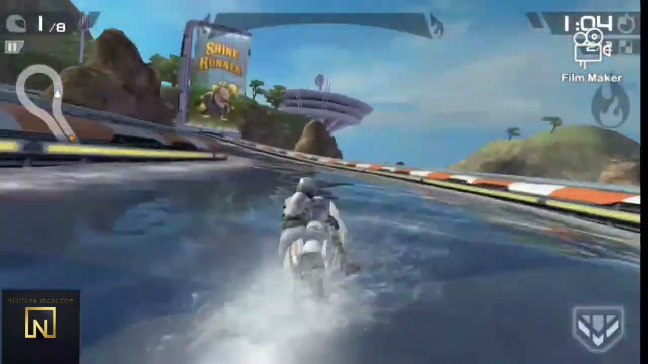 1ere position de la course