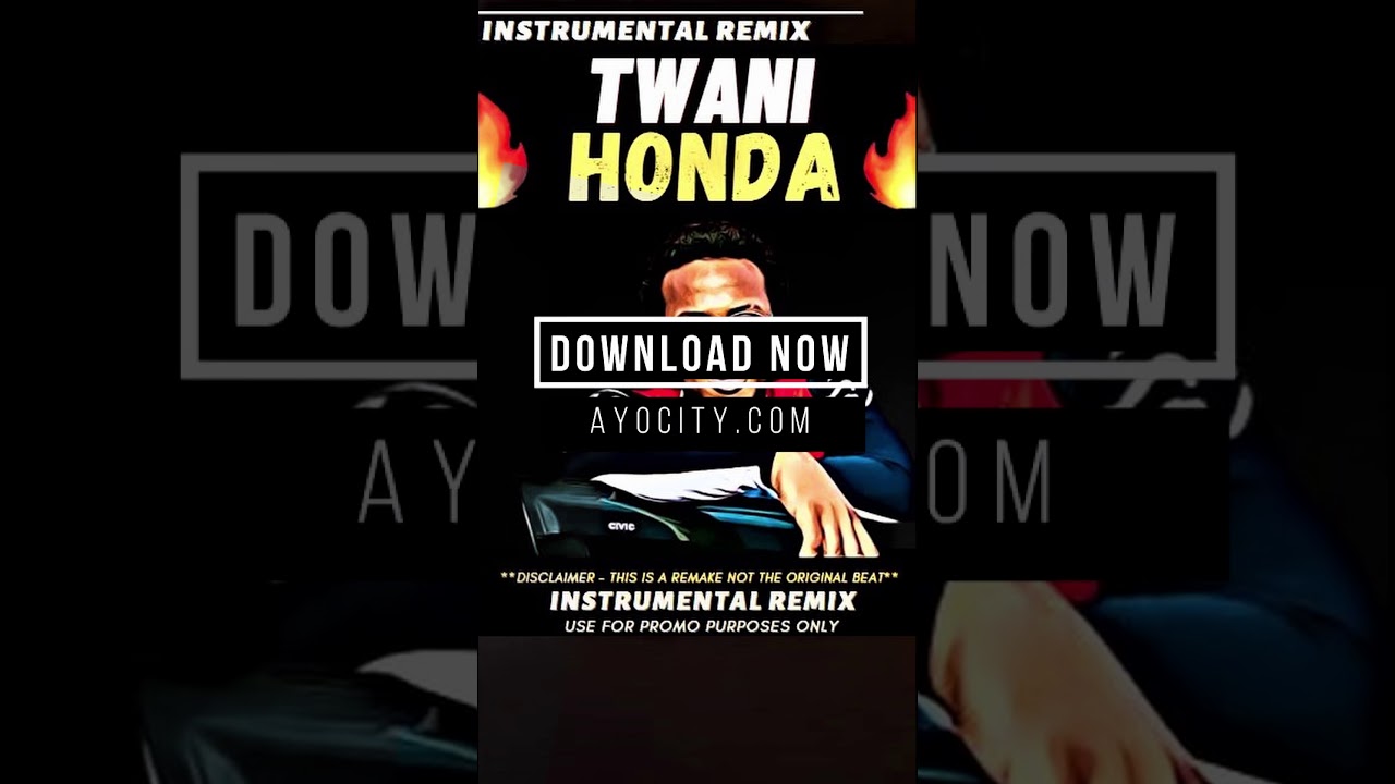 PROMO VID | Twani - Honda (Instrumental) (Remix) prod. by aYo CiTy 