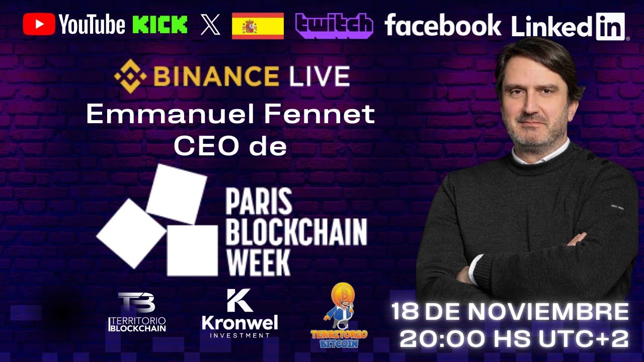 El futuro de las criptomonedas: perspectivas de la Paris Blockchain Week con Emmanuel Fenet