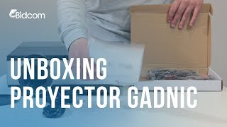 Unboxing proyector Gadnic 4500 lúmenes 1080p parlantes 200 sintonizador TV PROJ0045