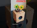 कार्डबोर्ड से बनाया मिनी AC! 😱 | DIY Cool Fan Box 🔥❄️ #shorts