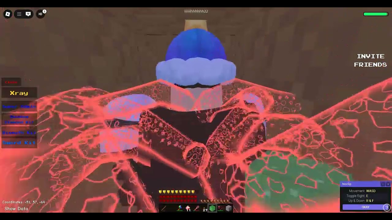 Roblox viewed in opcraft [Blocked house] (bro press E to see you😭)