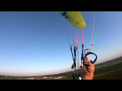 Midwest Flying Paramotor Wisconsin Sunset August New Microphone Purple Panda!