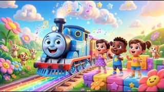 The Little Train That Sings 🚂🎶 | Fun Nursery Rhymes for Kids | Train Adventure Learning Song