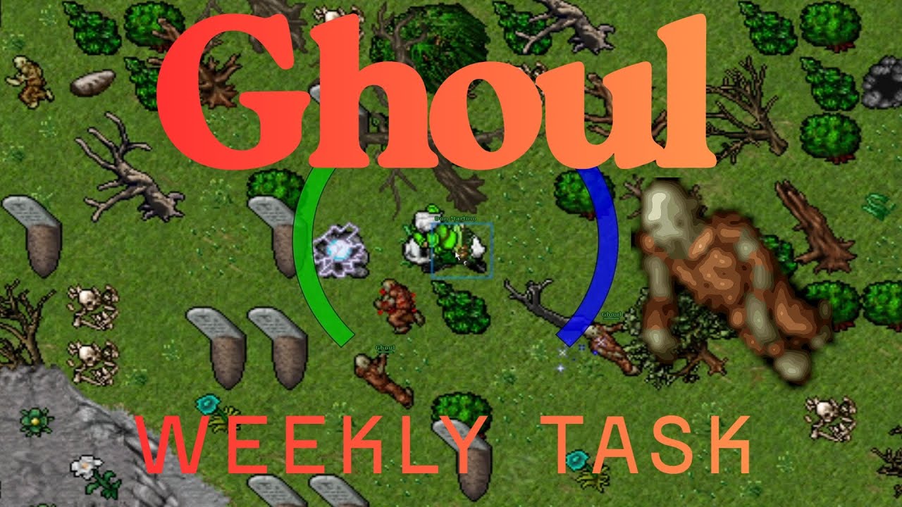 Tibia Ghoul Plains of Havoc PoH Weekly Task Bestiary 