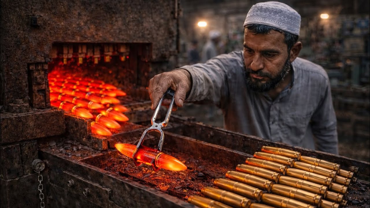 Amazing Process of making ammo bullets in local factory