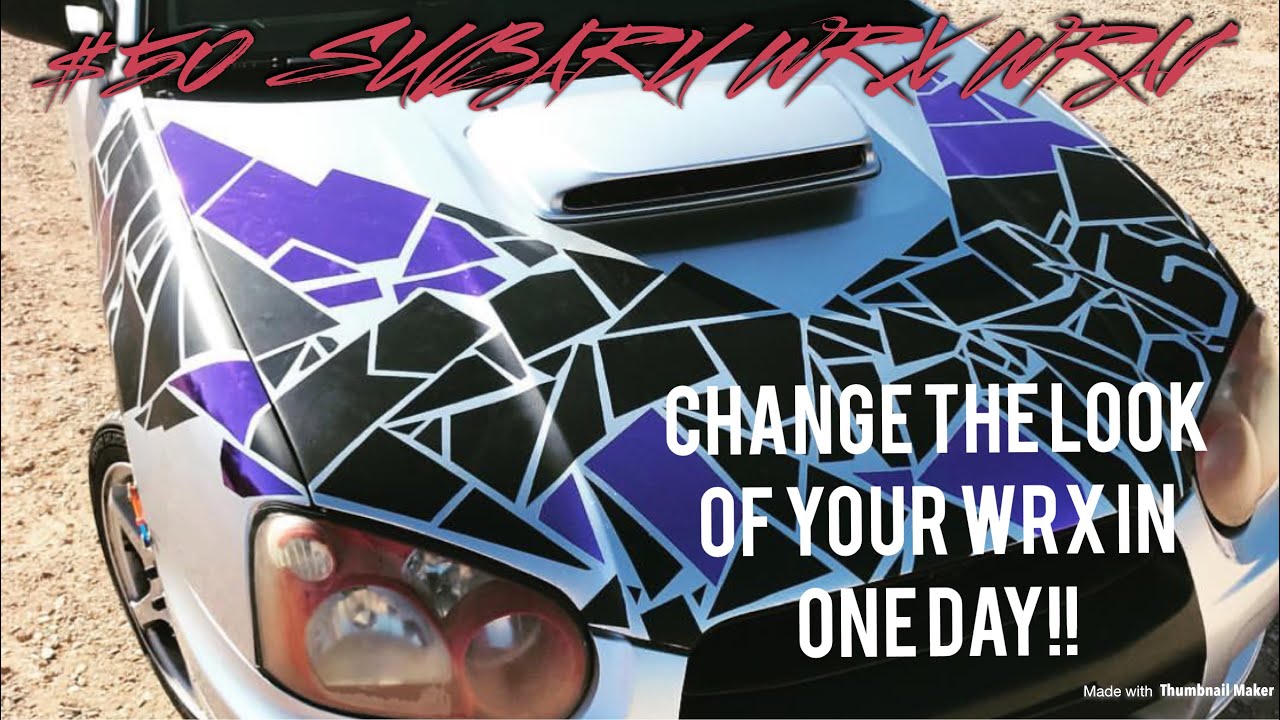 Cheapest SUBARU WRX Vinyl Wrap!!