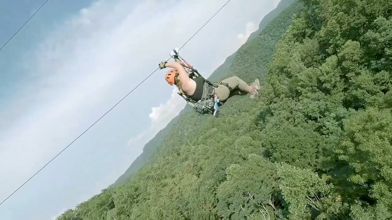 Explore Bryson City | Nantahala Outdoor Center Zipline Tour - YouTube